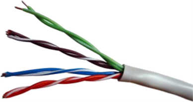 Kabel komputerowy UTP 4x2/0.5CCA - Przewody do kamer